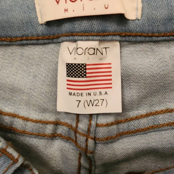 Vibrant Women's Sky Blue Ripped Boyfriend Jeans Sz.7 - Picture 2 of 8